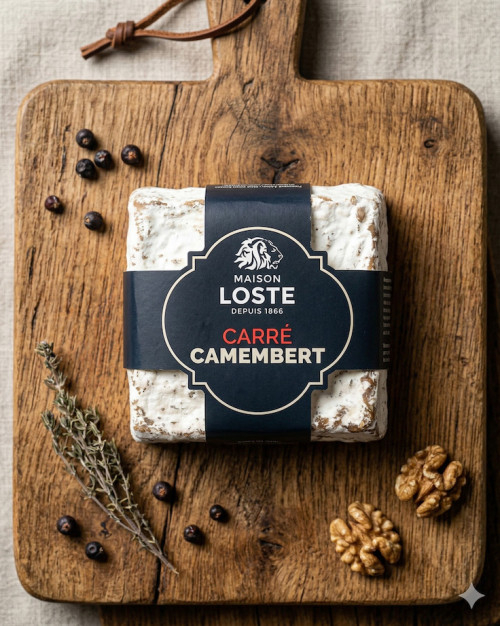 Saucisson carré au camembert