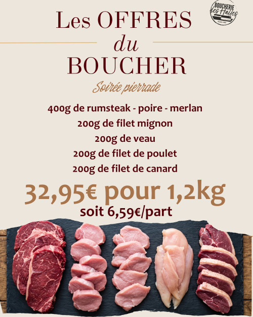 Plateau Soirée Pierrade