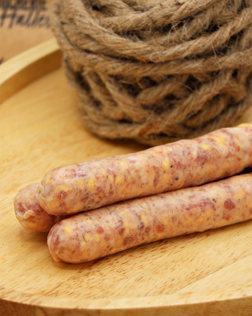 Saucisse au cheddar