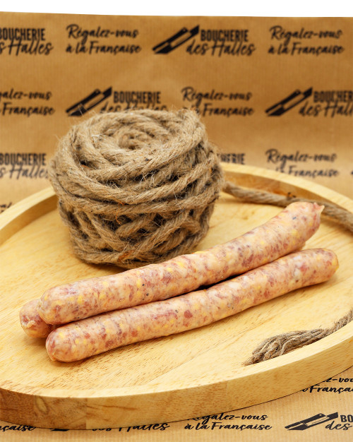 Saucisse au cheddar