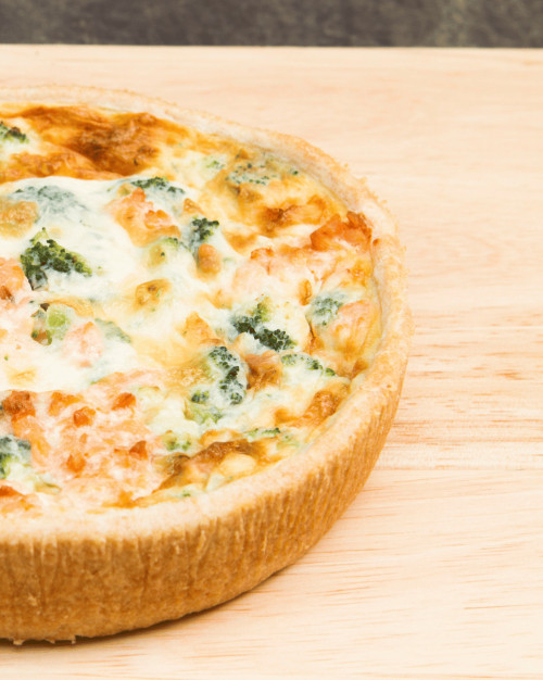 Quiche au saumon