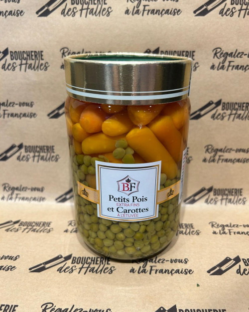 Petits Pois Extra Fins et Carottes à l'Étuvée - BF