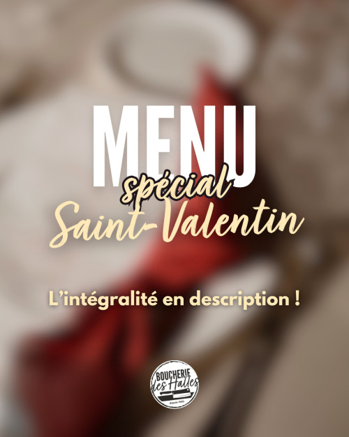 Menu Saint-Valentin