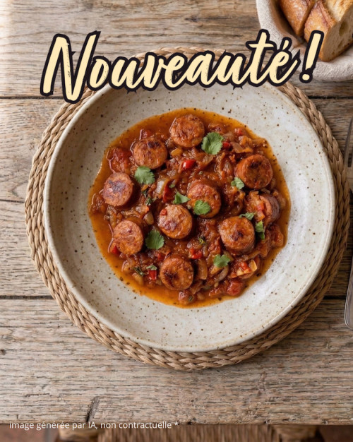 Rougail de saucisses fumées