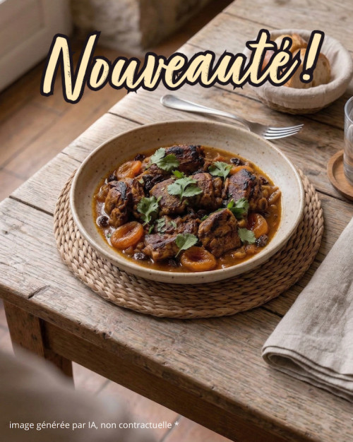 Tajine d'agneau aux légumes du soleil